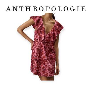 Pink/Red Anthropologie Pilcro Shift Dress, Size Large